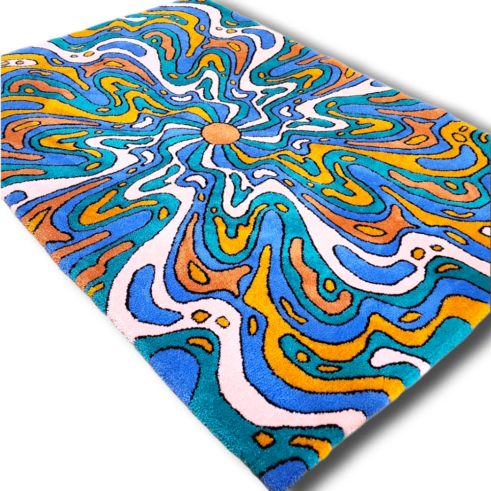 7ft x 5ft Wave Rug JimTanna