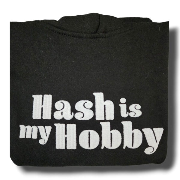 Hash is my Hobby - Embroidered Hoodie