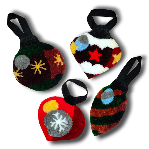 Handmade Christmas Ornament Rugs