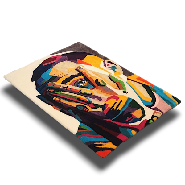 Mac Miller Portrait Rug