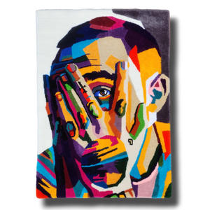 Mac Miller Portrait Rug